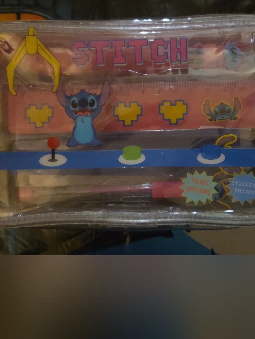 Disney Stitch Pink & Blue Kids Stationery Kit